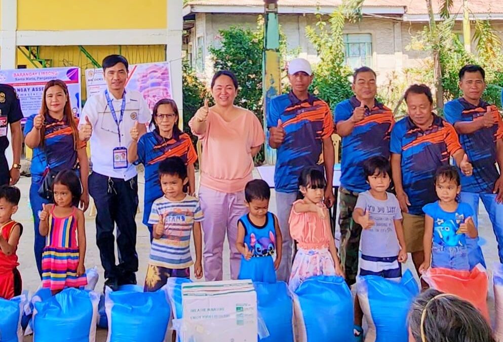 Pamamahagi ng Air Purifier sa mga Day Care Center sa Bayan ng Sta. Maria