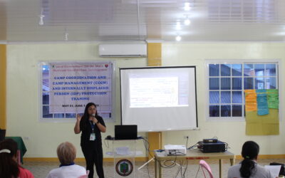 CAMP COORDINATION AND CAMP MANAGEMENT AND INTERNALLY DISPLACED PERSON PROTECTION TRAINING