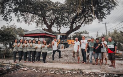 TRUCKLOADS OF SAND & GRAVEL FOR SAN VICENTE ELEMENTARY SCHOOL