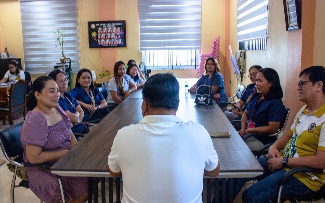 Mayor Julius Ramos is honored to meet with EPAC teachers and the President of the PTA