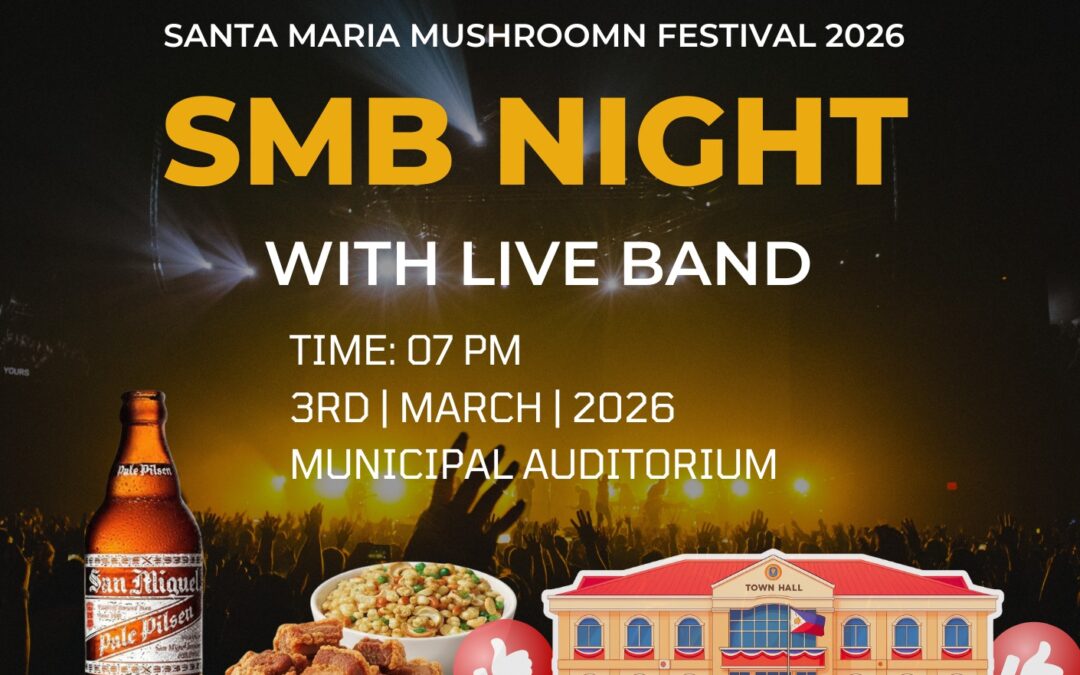 Mushrooms, Music, and San Miguel!                                                      The countdown to SMB Night at the Santa Maria Mushroom Festival 2026 is on!