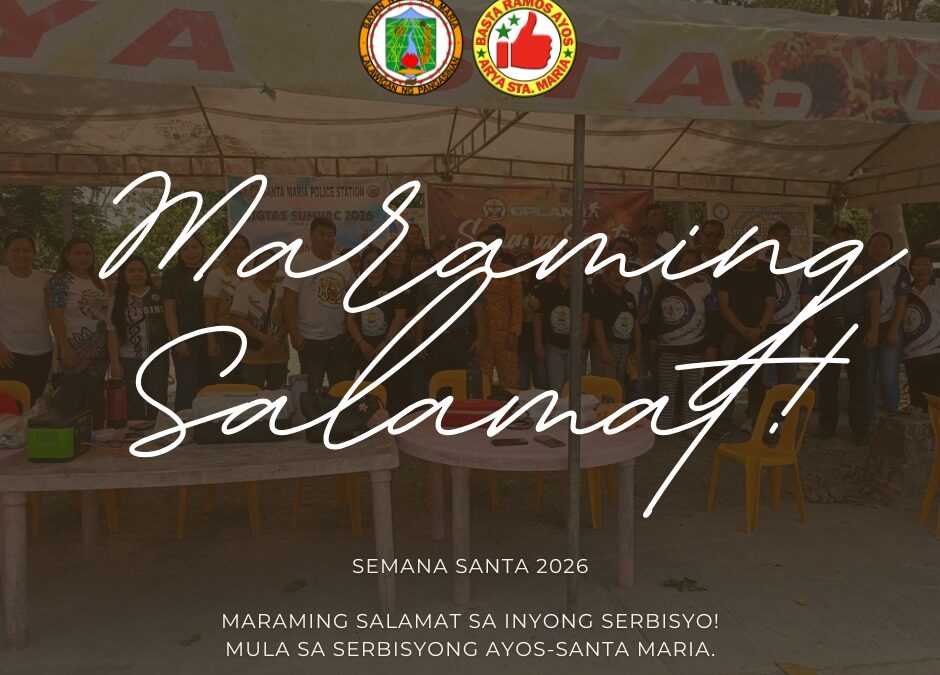 Sama-sama, Ligtas, at Maayos!