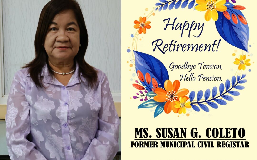 HAPPY RETIREMENT MS. SUSAN